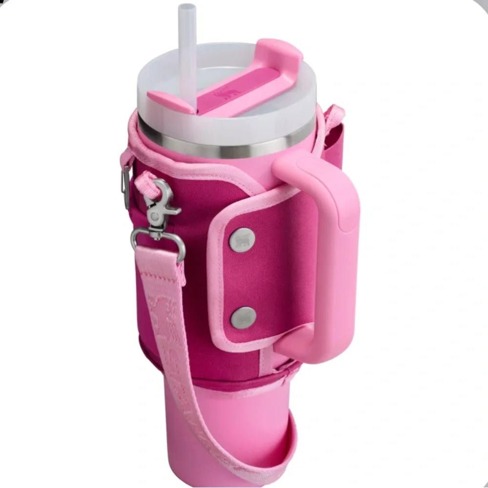 NWT Stanley All Day 40 oz Quencher Carry-All in fuscia - Picture 2 of 6